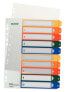 Esselte Leitz 12930000 - Numeric tab index - Polypropylene (PP) - Multicolor - Portrait - A4 Maxi - 0.30 mm