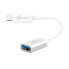 Фото #4 товара Адаптер USB-C® 3.1 к USB™ Type-A j5create - белый и серебристый
