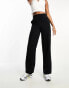 Vero Moda Tall wide leg trousers in black