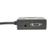 Фото #3 товара Tripp P131-06N-2VA-U HDMI to VGA and Audio Adapter - 6 in. (15.2 cm) - Black - TAA - VGA - 2x VGA - HDMI - Black - 0.15 m - 1920 x 1440