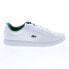 Фото #1 товара Lacoste Hydez 119 1 P SMA Mens White Leather Lifestyle Sneakers Shoes