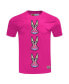 Фото #2 товара Men's Bugs Bunny Pink Looney Tunes Acid Colors T-Shirt