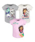 Pandy Paws Girls 3 Pack T-Shirts Toddler| Child