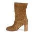 Фото #3 товара Diba True Teak Tree Pull On Round Toe Womens Brown Casual Boots 74835-602