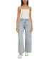 Women's High Rise Wide-Leg Cotton Cargo Jeans