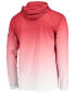 Фото #4 товара Men's Scarlet Nebraska Huskers Terminal Tackle Omni-Shade UPF 50 Long Sleeve Hooded T-shirt