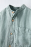 Linen shirt with pocket