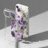 Фото #9 товара Pancerne etui pokrowiec z żelową ramką iPhone 14 Plus Fusion Design Purple Rose przezroczysty