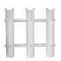 A.A.A. 3 Compartments PVC Rack Rod Holder