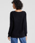 ფოტო #2 პროდუქტის Women's 100% Cashmere Ribbed V-Neck Sweater, Regular & Petites, Created for Macy's