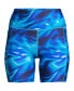 Фото #2 товара Plus Size High Waisted 6" Bike Swim Shorts with UPF 50 Sun Protection
