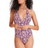 Фото #1 товара Veronica Beard 268719 Women's Salis One-Piece Swimsuit Purple Size Large