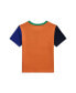 Toddler and Little Boys Color-Blocked Cotton Jersey Tee