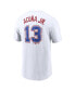 Фото #3 товара Men's Ronald Acuna Jr. White Atlanta Braves City Connect Fuse Name Number T-Shirt