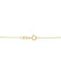 ფოტო #4 პროდუქტის Onyx Solitaire 18" Pendant Necklace in 14k Gold