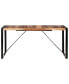 Фото #4 товара Dining Table 63"x31.5"x29.5" Solid Wood with Sheesham Finish