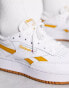 Фото #4 товара Reebok club C double trainers in white and orange