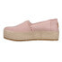 TOMS Valencia Slip On Platform Espadrille Womens Pink Flats Casual 10020698T-60 10, 10 B - фото #3