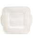 Sarar White Square Platter with Handles