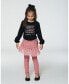 Little Girls Leggings With Tulle Skirt Pink - Toddler|Child