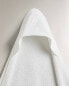 Фото #3 товара Muslin hooded baby towel with letters