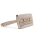 Фото #2 товара Women's Croc-Embossed Faux-Leather Belt Bag