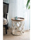 Фото #5 товара 23" Large Distressed White Side Table