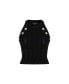 ფოტო #2 პროდუქტის Women's Halter Neck Knit Top