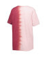 ფოტო #3 პროდუქტის Women's Crimson Oklahoma Sooners Find Your Groove Split-Dye T-shirt