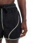 Фото #4 товара Weekday Tan swim shorts with seam detail in black