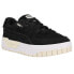 Puma Cali Dream Teddy Platform Womens Black Sneakers Casual Shoes 38655601