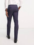 Фото #2 товара New Look skinny suit trousers in navy texture