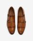 Фото #11 товара Men's Lucca Embossed Floral Leather Monk Strap Dress Shoes