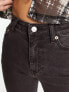 Фото #5 товара Weekday Glow high waist flared stretch jeans in black lux