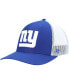 ფოტო #1 პროდუქტის Men's Royal, White New York Giants Trucker Snapback Hat