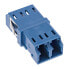 Фото #8 товара InLine Fiber Optical Adapter Duplex LC/LC SM Ceramic Sleeve blue