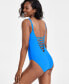 ფოტო #11 პროდუქტის Women's Core-Lace-Down Mio One-Piece Swimsuit