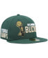Фото #4 товара Men's Hunter Green Milwaukee Bucks Champs Trophy 59Fifty Fitted Hat