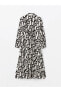 Фото #2 товара Рубашка LC WAIKIKI Desenli Узорчатое Длинное Платье