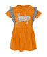ფოტო #2 პროდუქტის Girls Toddler Tennessee Orange Tennessee Volunteers Too Cute Tri-Blend Dress