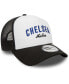 Фото #3 товара Men's White Chelsea E-Frame Adjustable Trucker Hat