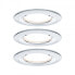 Фото #1 товара PAULMANN 934.45 - Recessed lighting spot - GU10 - 3 bulb(s) - LED - 2700 K - Chrome