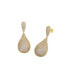 ფოტო #4 პროდუქტის Pave Graduated Dangling Teardrop Stud Earring