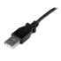 Фото #5 товара StarTech.com 1m Mini USB Cable - A to Up Angle Mini B - 1 m - USB A - Mini-USB B - USB 2.0 - Male/Male - Black