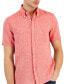 Фото #3 товара Men's Slim-Fit Yarn-Dyed Linen Shirt