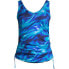 ფოტო #20 პროდუქტის Women's Adjustable V-neck Underwire Tankini Swimsuit Top Adjustable Straps