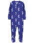 Baby 1-Piece Peacock 100% Snug Fit Cotton Footie Pajamas 18M