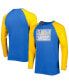 Фото #4 товара Men's Powder Blue Los Angeles Chargers Current Raglan Long Sleeve T-shirt