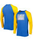 ფოტო #4 პროდუქტის Men's Powder Blue Los Angeles Chargers Current Raglan Long Sleeve T-shirt