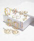 Diamond-Cut Hoop Earrings in 14k Gold